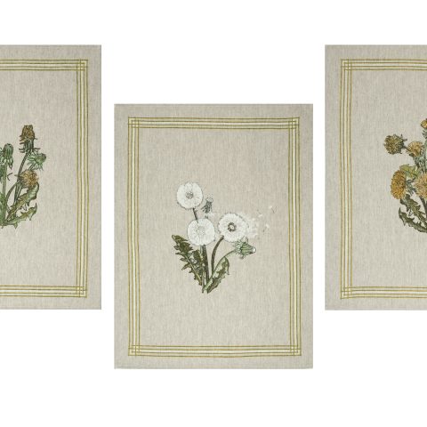 Комплект полотенец из 3 шт. Одуванчики-3