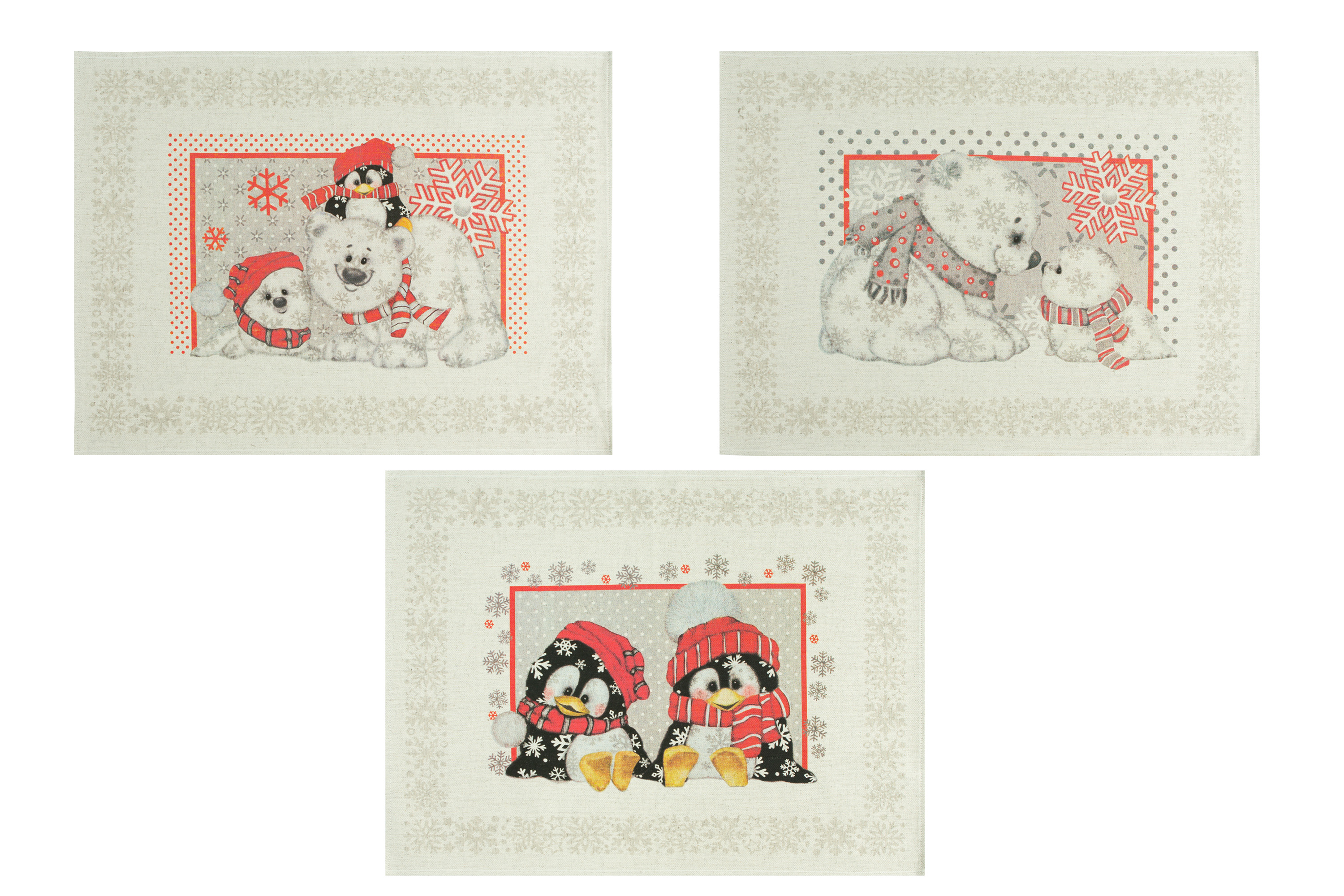 Комплект полотенец из 3 шт. Север-3