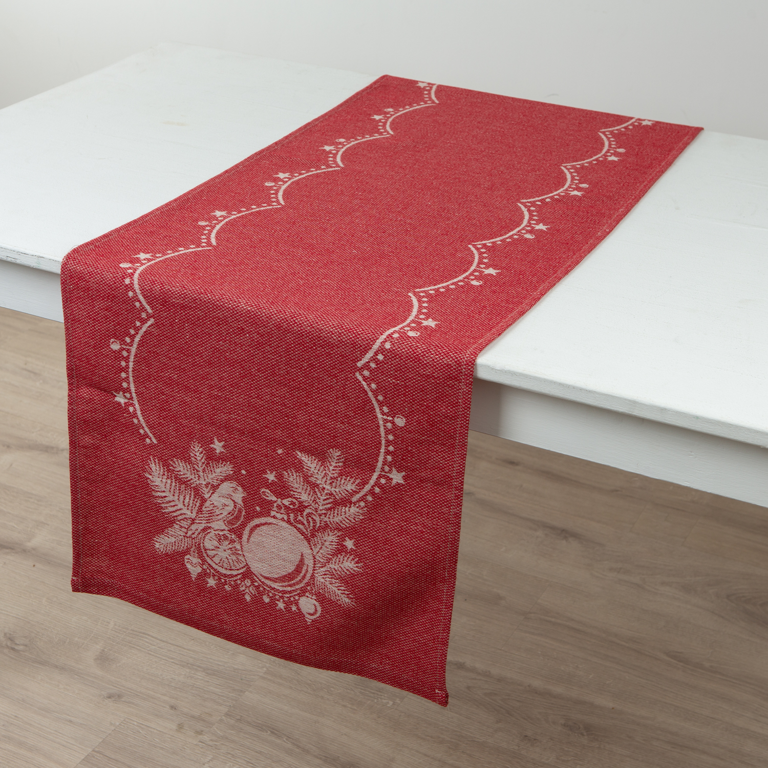 Дорожка декоративная НГ Снегири