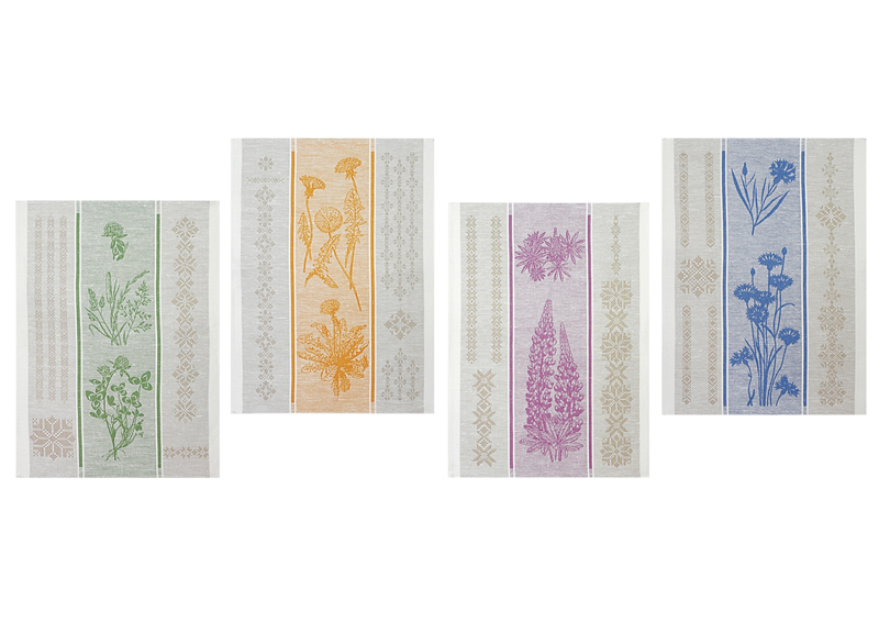 Комплект полотенец из 4 шт. Полевой букет-4