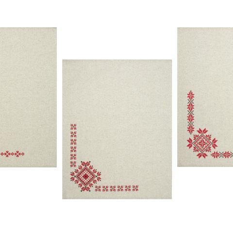 Комплект полотенец из 3 шт. Орнаментика-3