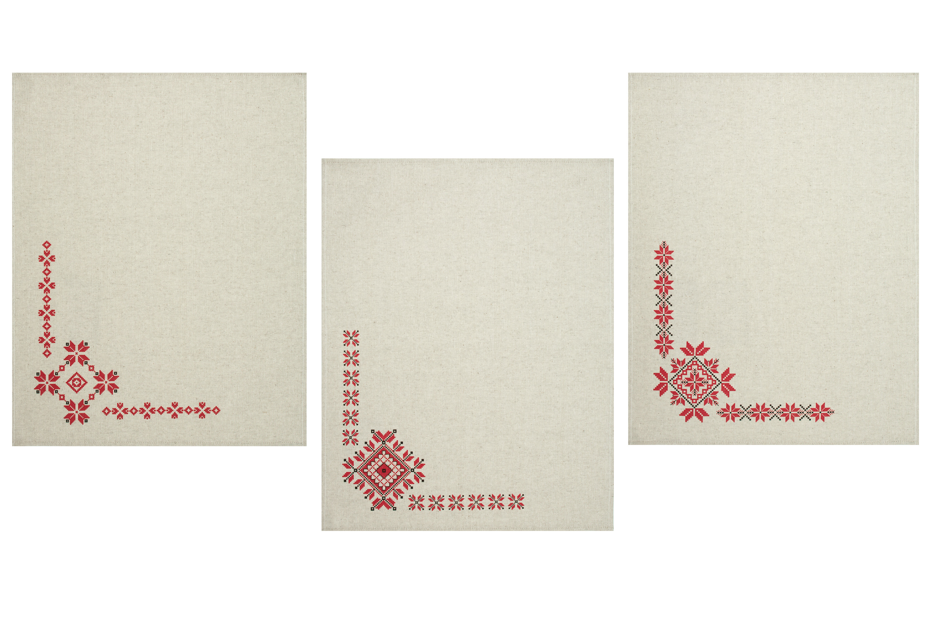 Комплект полотенец из 3 шт. Орнаментика-3